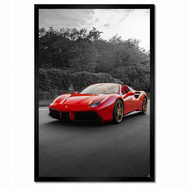 Plakáty v rámu 40x60 Červené Ferrari Fura