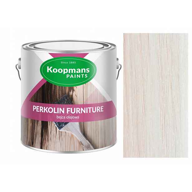 Koopmans Perkolin Furniture Olejové Mořidlo Na Dřevo 600 ML Bělené 07