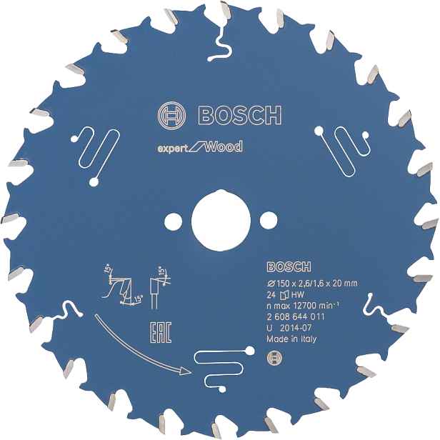Kotouč pilový Bosch Expert for Wood 150×20×2,6 mm 24 z.