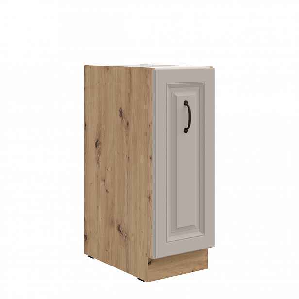 Spodní skříňka Stilo 30 D CARGO BB Barva korpusu: Dub artisan, Barva dvířek: Clay Grey