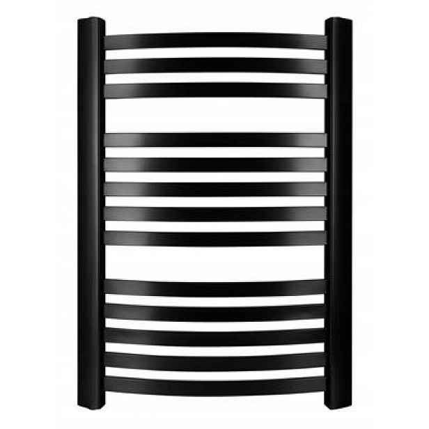 Koupelnový radiátor 17-žeber Diamond 570 x 1000 mm Černý