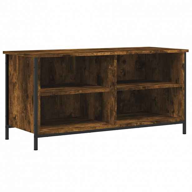 vidaXL TV skříňka kouřový dub 100 x 40 x 50 cm kompozitní dřevo