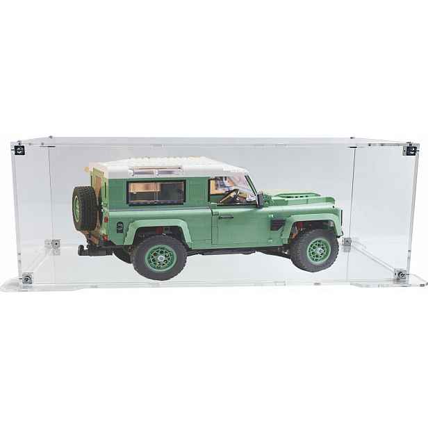 Vitrína s podstavcem Drewlandia pro stavebnici Lego 10317 – Land Rover Defender