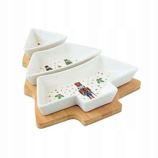 Dekorace Porcelánové servírovací misky louskáček