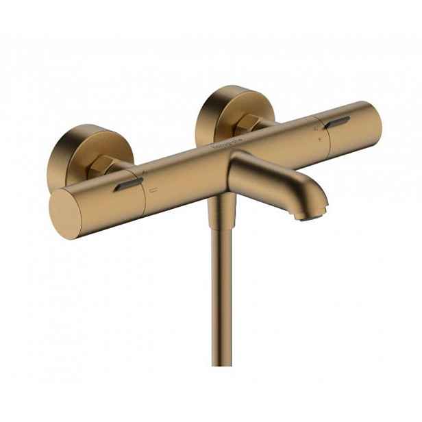 Hansgrohe Ecostat Fine - Termostatická vanová baterie, kartáčovaný bronz 13325140