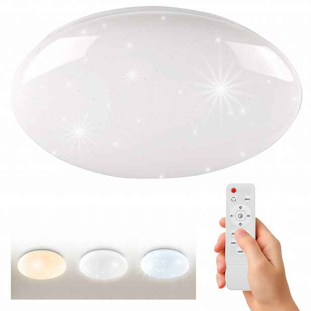 Stropní Svítidlo Stropní Svítidlo Do Koupelny IP44 Led 48W Cct Dálkový Ovladač Ovládání Nastavení Barev