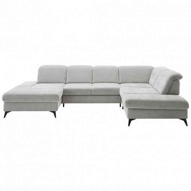 Beldomo Style SEDACÍ SOUPRAVA, textil, barvy stříbra