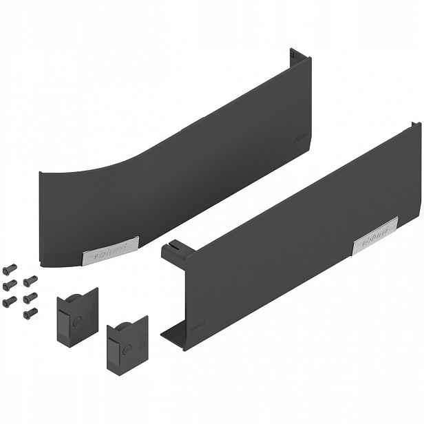 Blum 23.8000 Sada krytek Aventos Hf/hs/hl top tmavě šedá Servo-drive