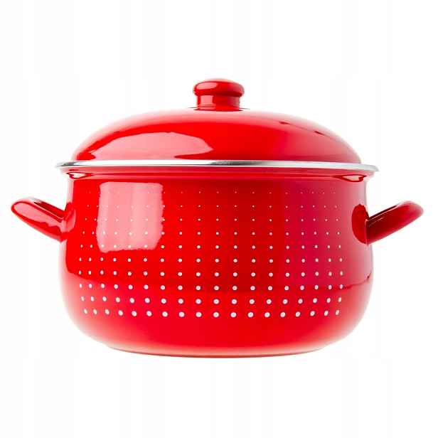 Hrnec smaltovaný s/p barelem Tečky 24cm 6,2L