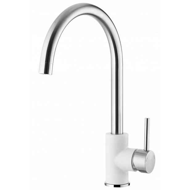 Kuchyňská baterie pro dřez Pure White Gina Inox kohoutek pro dřez