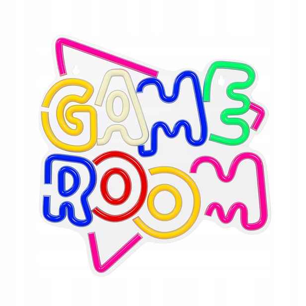 Neolia Neon Led Game Room Panel Plexi Znak Pro Game Room Pc Rgb Konzole