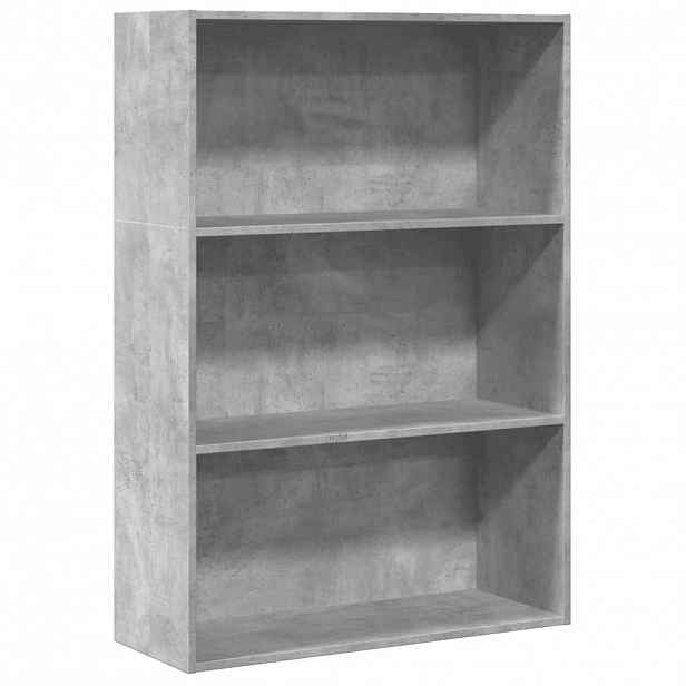 vidaXL Knihovna betonově šedá 80 x 30 x 114 cm kompozitní dřevo