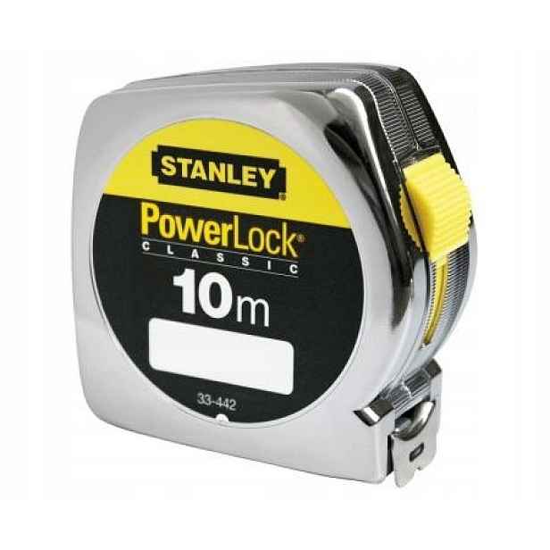 Měřicí páska, kapesní svinovací metr 25 mm 10 metrů Powerlock Stanley