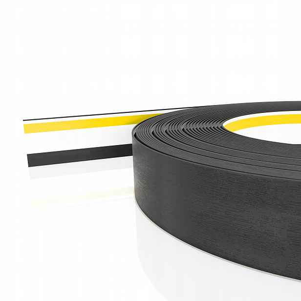 Okenní maskovací lišta plochá Antracit 60 mm pro okna z Pvc 3 m