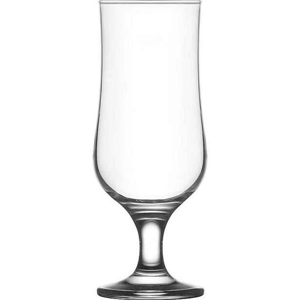 sklen. 385ml, 6ks, NEVAKAR v.19cm, stopka, pivo