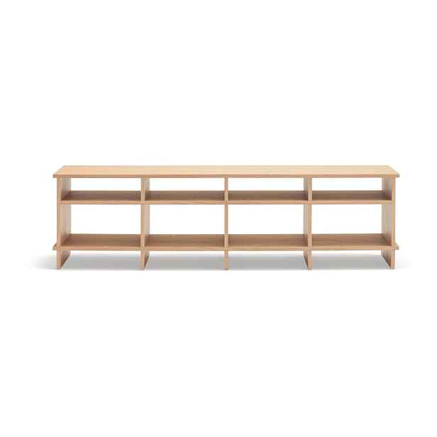 TV stolek v dekoru dubu v přírodní barvě 180x50x40 cm Inari – Teulat