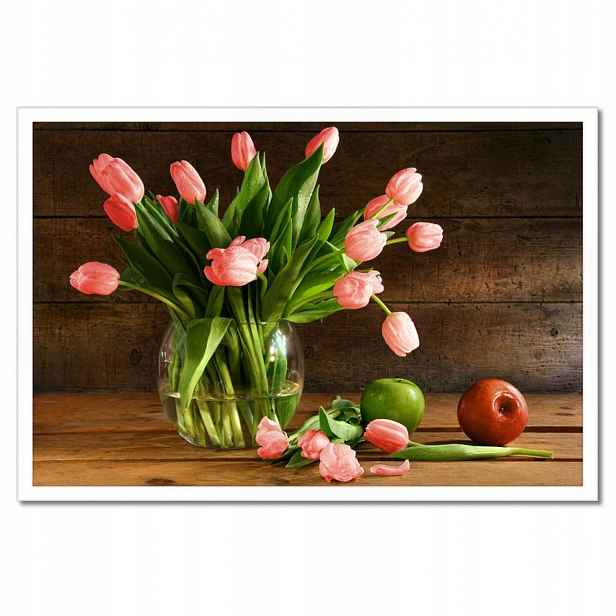 Plakáty v rámu 60x40 Červené tulipány
