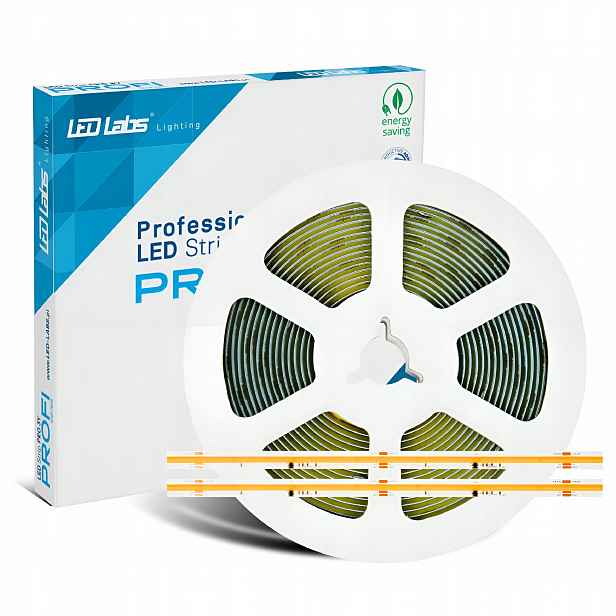 Led pásek 24V Cob 55W 5 m Neutrální barva 4000K 2100LED Digitální Spi Premium