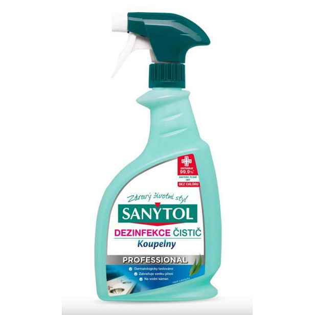 Sanytol Professional Koupelny dezinfekční čistič 750ml