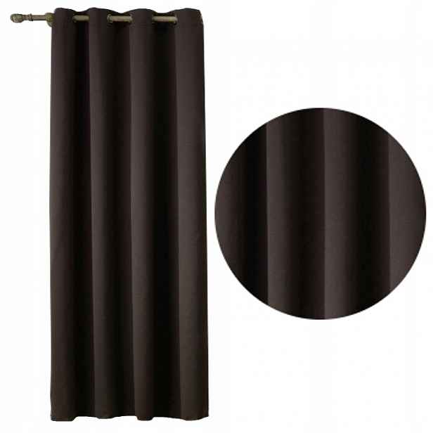 Závěs Blackout zatemňovací 145x245 výška Hnědá