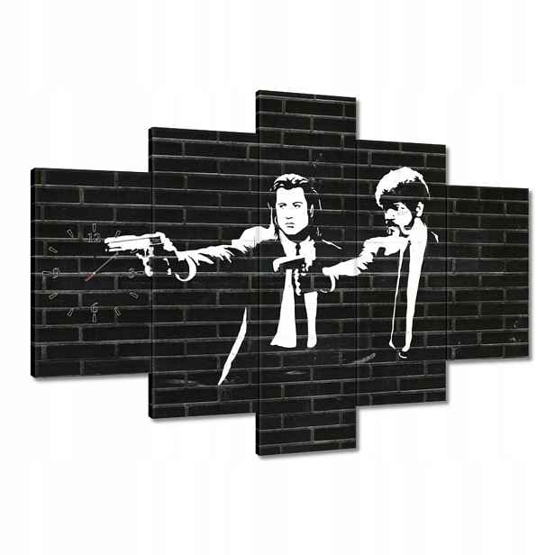 Hodiny 150x105 Pulp Fiction Graffiti