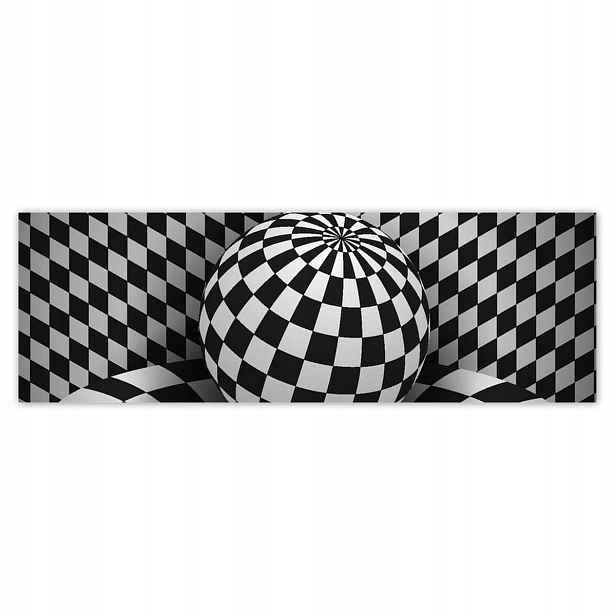 Plakáty 200x66 Abstrackja černobílá