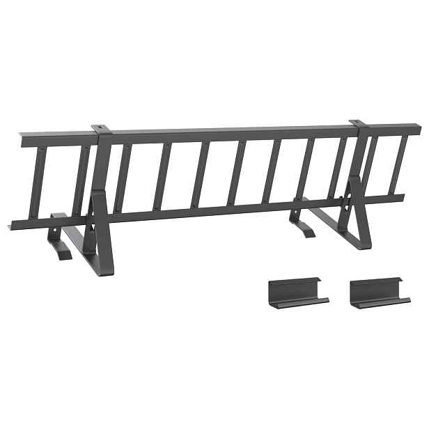 vidaXL Střešní záchytník sněhu Antracitová 800 x 29,5 x 34,5 cm Ocel