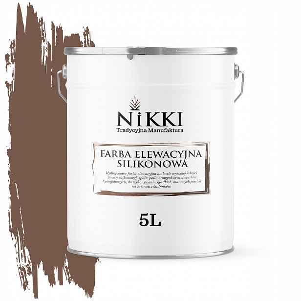 Barva Silikonová Fasádní Barva 5L Čokoládová F536 Uv