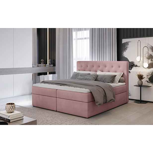 Boxspring Loree Rozměr: 160 x 200 cm, látka: MatVelvet 63