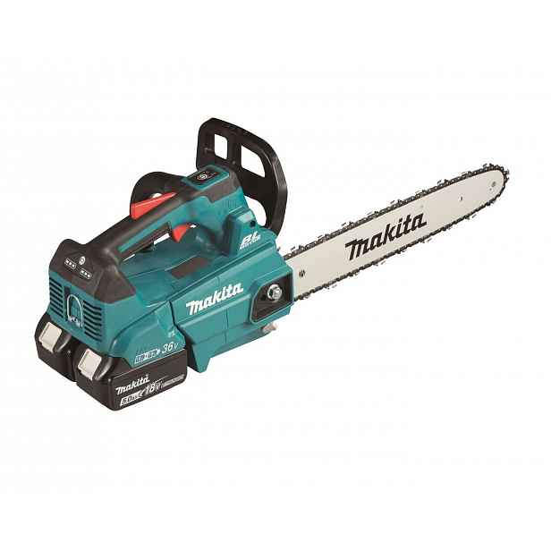 Makita - 18V AKU řetězová pila 35 cm, 2x aku 5,0 Ah LXT, nabíječka DUC356PT2B