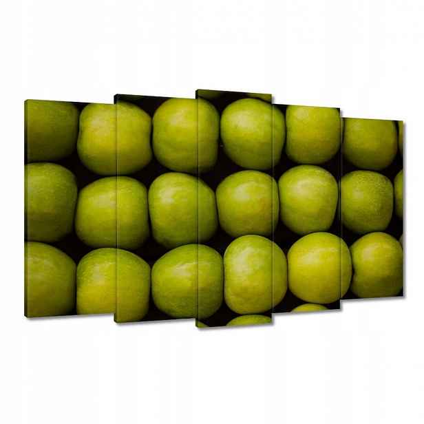 Obrazy 100x60 Zelené jablko Jablka