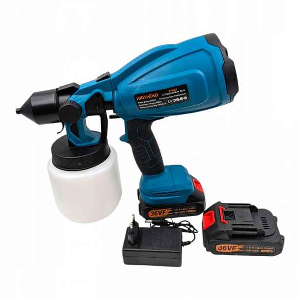 Akumulátorová Malířská Pistole 2X36VF 800W 800 ML Sada
