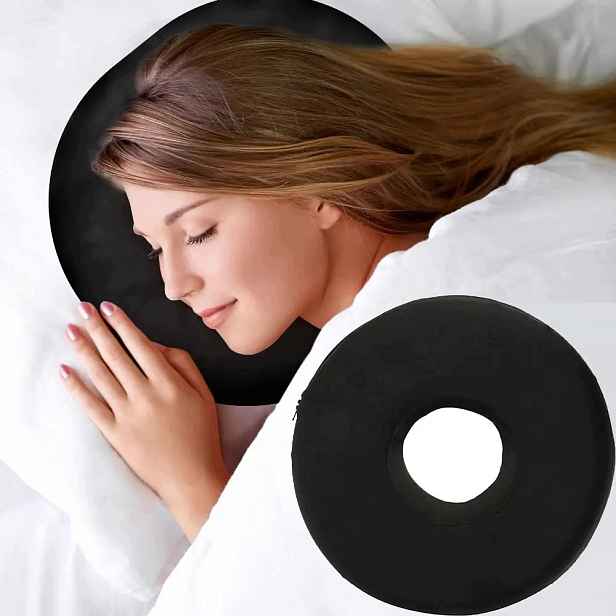 Ergonomický Polštář s otvorem na ucho pro propichování a sluchátka