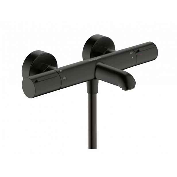 Hansgrohe Ecostat Element - Termostatická vanová baterie, kartáčovaný černý chrom 13347340