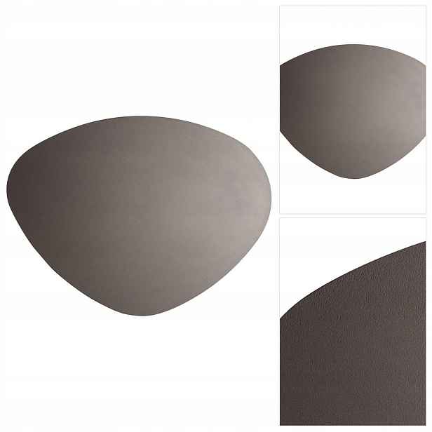 Hnědá nástěnná lampa Stone s jemným světlem v pracovně Tk Lighting