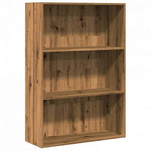 vidaXL Knihovna dub artisan 80 x 30 x 114 cm kompozitní dřevo