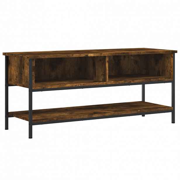 vidaXL TV skříňka kouřový dub 100 x 35 x 45 cm kompozitní dřevo