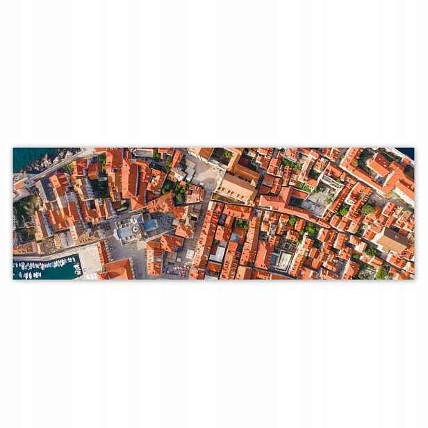 Plakáty 200x66 Dubrovník z ptačí perspektivy