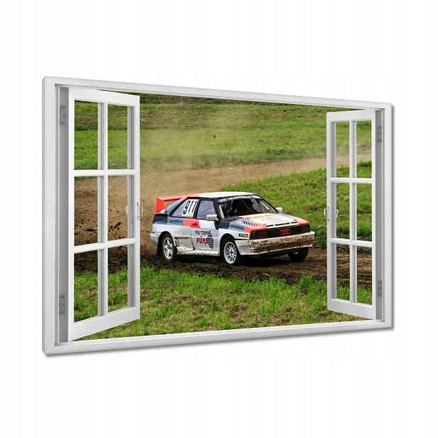 Obrazy 90x60 Audi Quattro v terénu