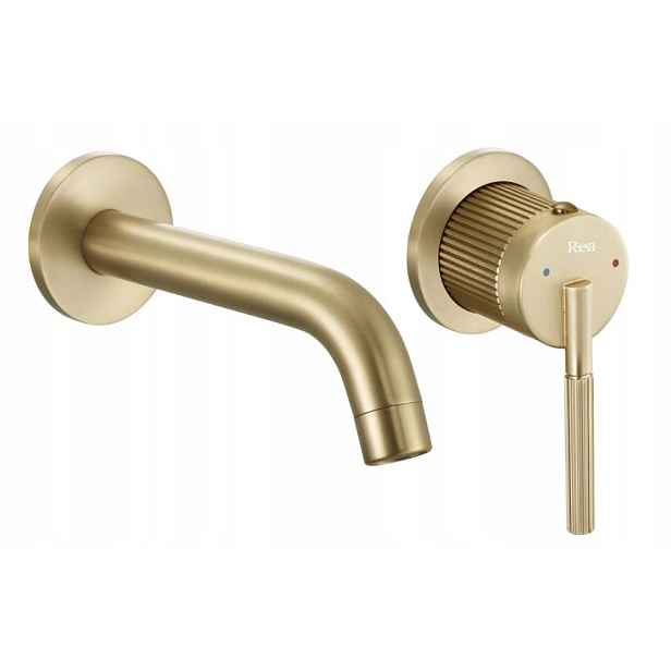 Baterie Umyvadlová Podty JS-622704-1BG Argon Zlatá Štěrková Rea