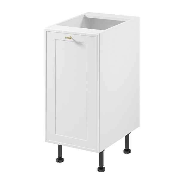 Dolní jednodveřová skříňka SALERNO - šířka 40 cm, bílá, levé provedení