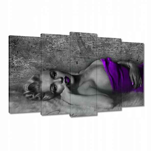 Obrazy 100x60 Fialová Marilyn Monroe