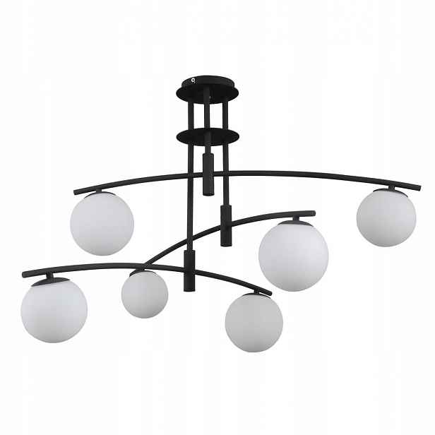 Stropní Svítidlo Stropní Svítidlo Lustr Senai Šedá 6xG9 91,5 cm Moderní Italux