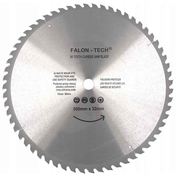 Kotouč na dřevo 500x32/25,4 60T Falon-Tech