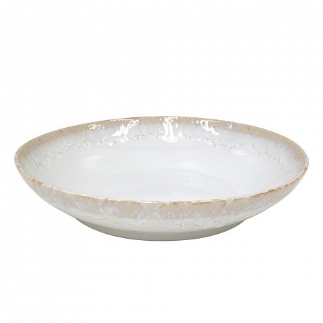 Bílá servírovací mísa z kameniny Casafina Taormina, ⌀ 33 cm