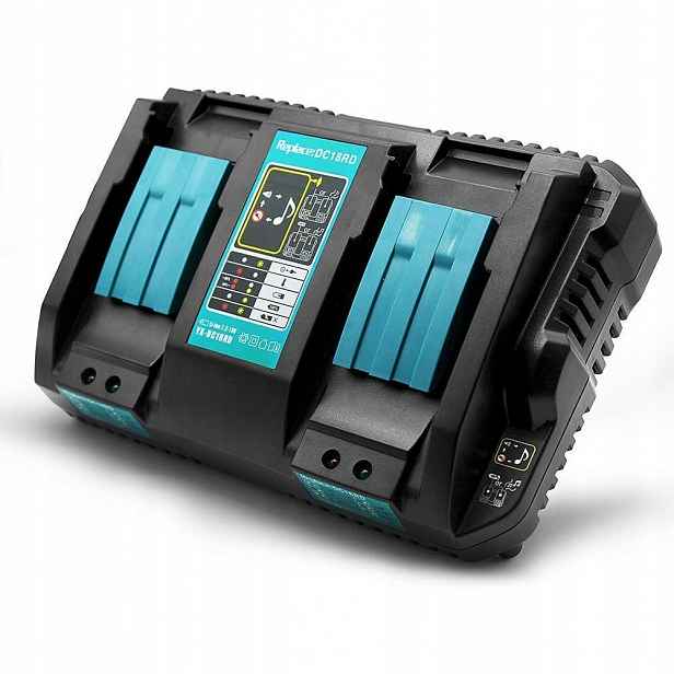 Dvojitá Nabíječka Akumulátorů, Náhrada Makita 18V DC18RD 2XPORT