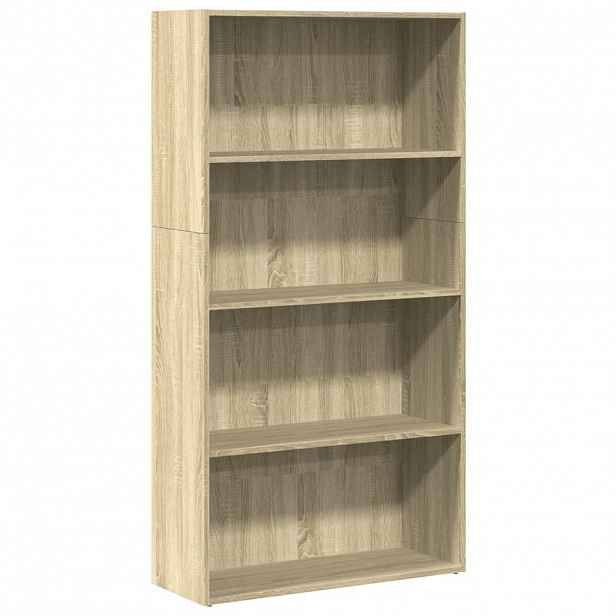 vidaXL Knihovna dub sonoma 80 x 30 x 152 cm kompozitní dřevo