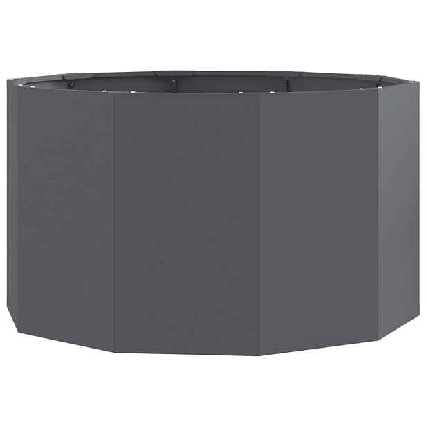 vidaXL Truhlík Antracit 90 x 90 x 50 cm Ocel