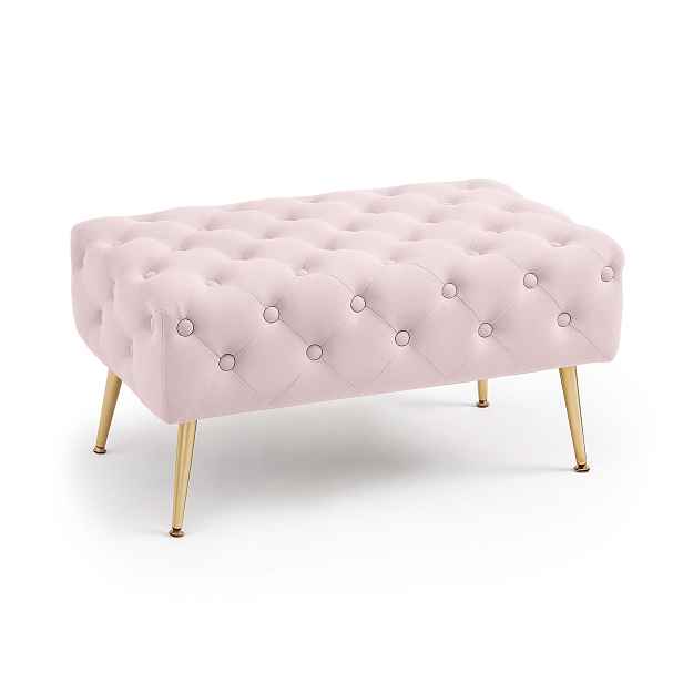 Ak furniture Taburet Madrid růžový