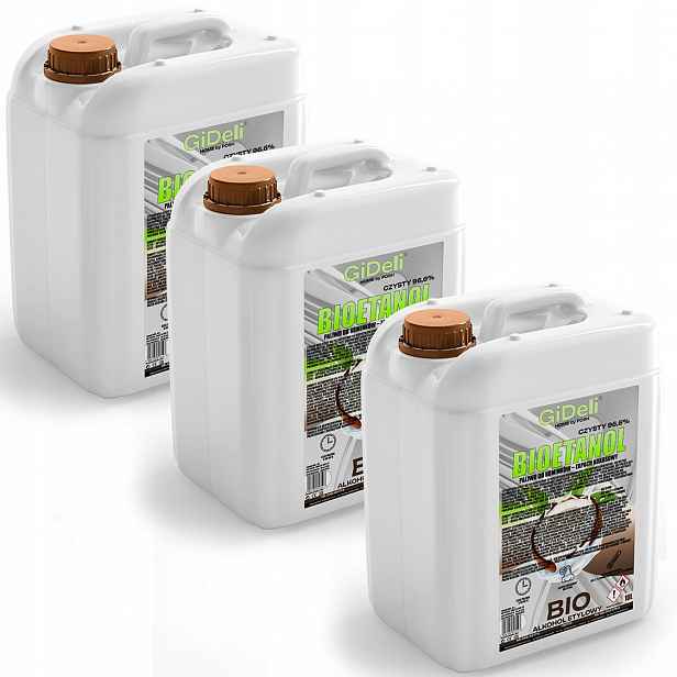 Bioetanol do krbu 3x 10 l s vůní kokosu, biopalivo